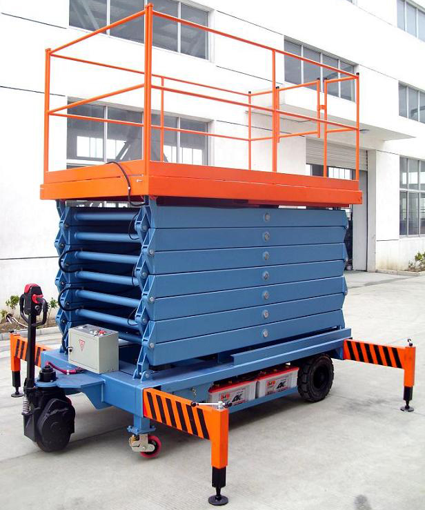 广元助力行走剪叉式高空作业平台